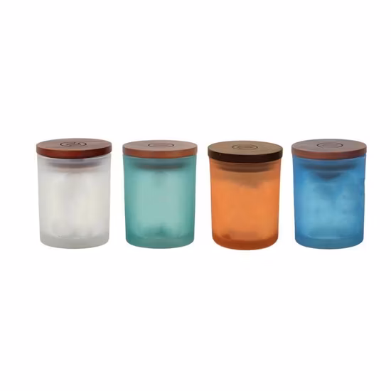 Home Decoration Empty Black Candle Jar Cork Lid /Cheap Creative Luxury Glass Candle Container