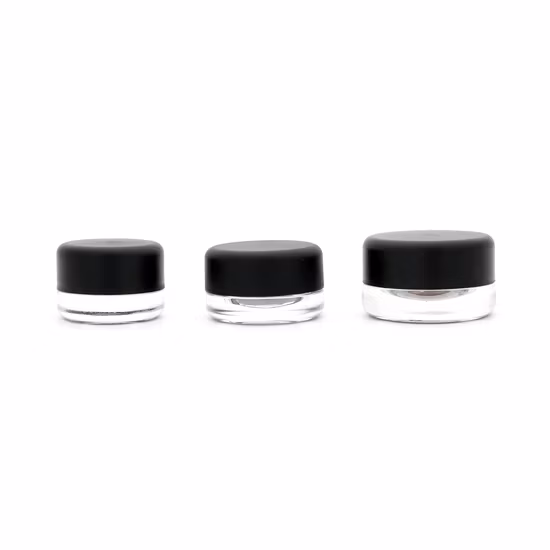 5ml 7ml 9ml in Stock Cr Glass Concentrate Container with Round Child Proof Cap, Child Resistance Concentrate Jar for DAB Packaging Oil