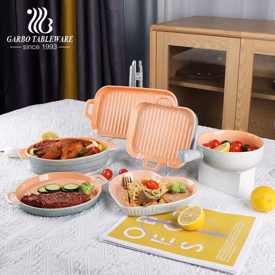 Opal Glass Tableware Hot Sales Flat Dinner Plate 10.5 Inch Milky Color Food Plate Home Use Dinnerware China Supplier Cheap Plates